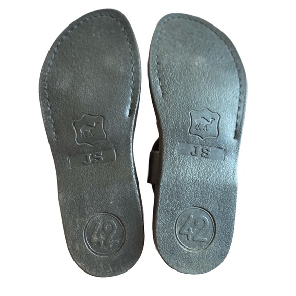 Leather Strappy Slingback Sandals - Picture 4 of 7